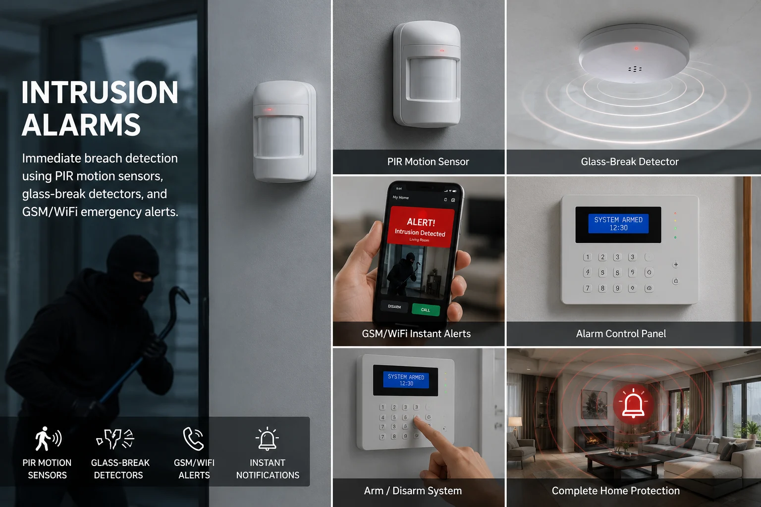 Commercial Intrusion Alarms